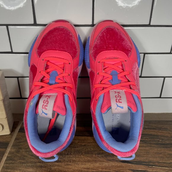 PUMA RS-X Little Girls Size 1.5C Running Shoes Multicolor Valentines Day Sneaker